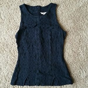Banana Republic Navy Blue Sleeveless Top Sz.0